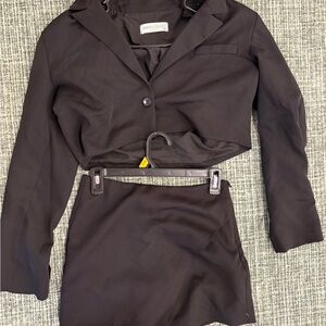 & Other Stories Black Skirt Set